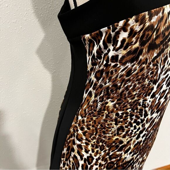 Animal print sleeveless midi dress - Picture 8 of 13
